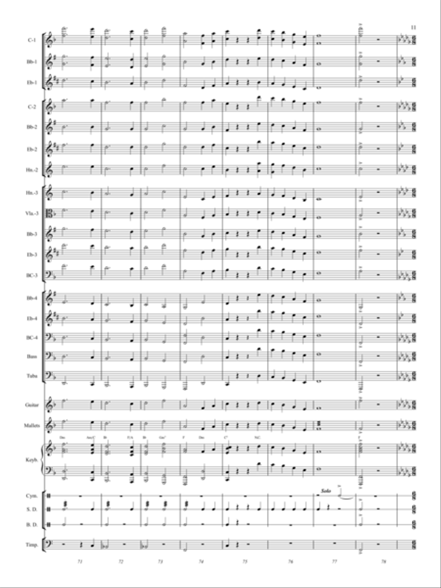 March March Concert Band scores gallery preview page 10