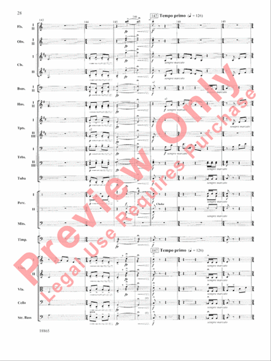An American Rhapsody An American Rhapsody Full Orchestra scores gallery preview page 29