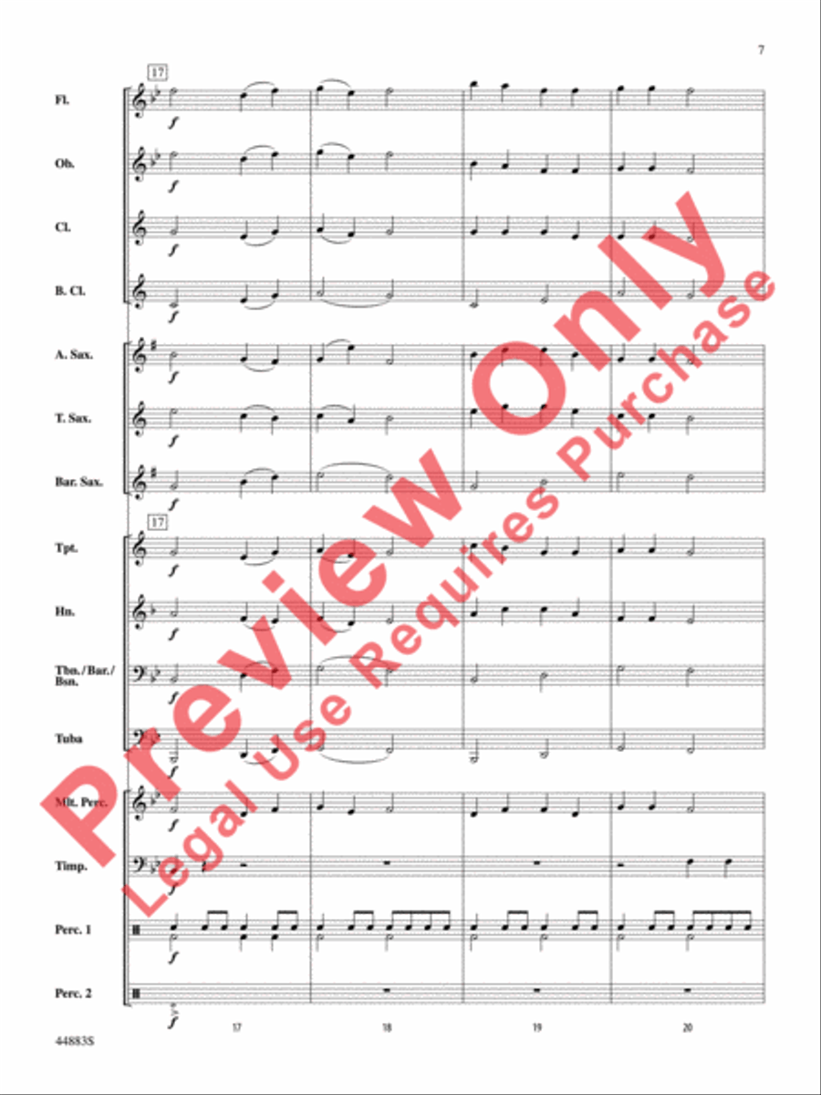 Heritage and Reflection Concert Band scores gallery preview page 8