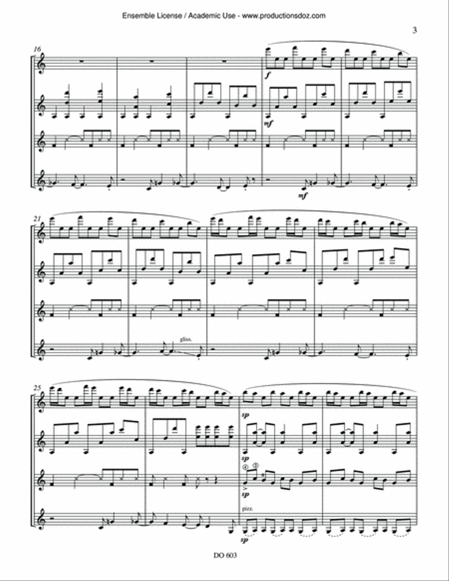 Rythmiques Rythmiques Guitar Ensemble scores gallery preview page 3