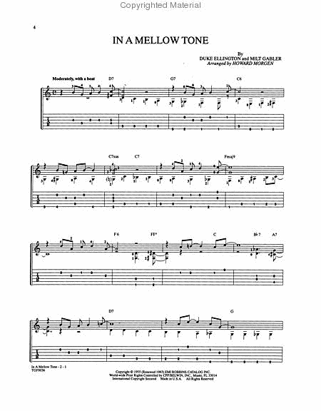 Ellington Collection For Solo Guitar - Book/CD image number null