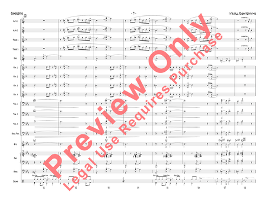 It's All Right with Me Jazz Ensemble scores gallery preview page 10