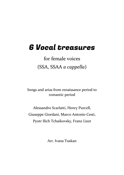 6 Vocal Treasures for female voices (SSA, SSAA) image number null