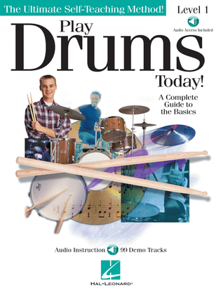 Book cover for Play Drums Today! - Level 1