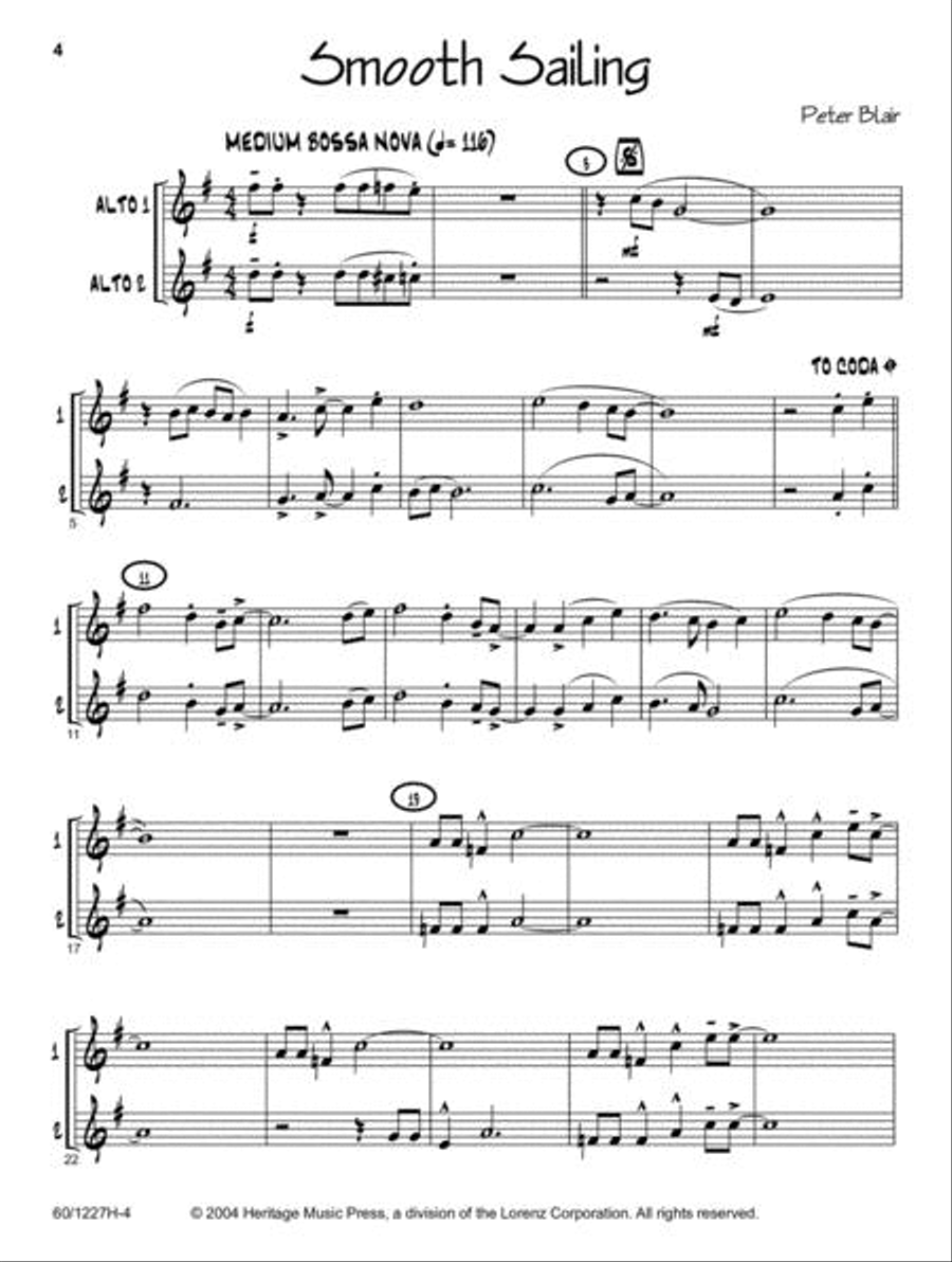Jazz Basics - Alto/Baritone Saxophone Jazz Ensemble scores gallery preview page 4