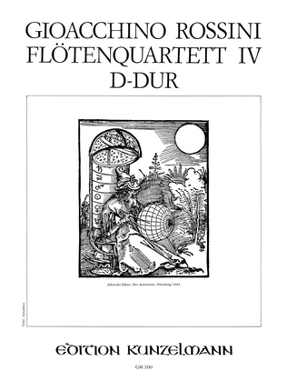 Book cover for flute quartet no. 4