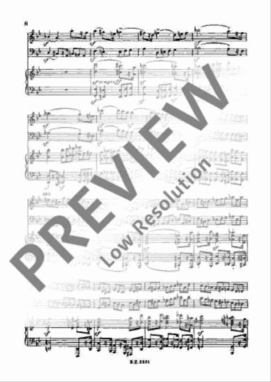 Piano Trio G minor Piano Trio scores gallery preview page 13