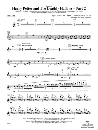 Harry Potter and the Deathly Hallows, Part 2, Suite from: Flute