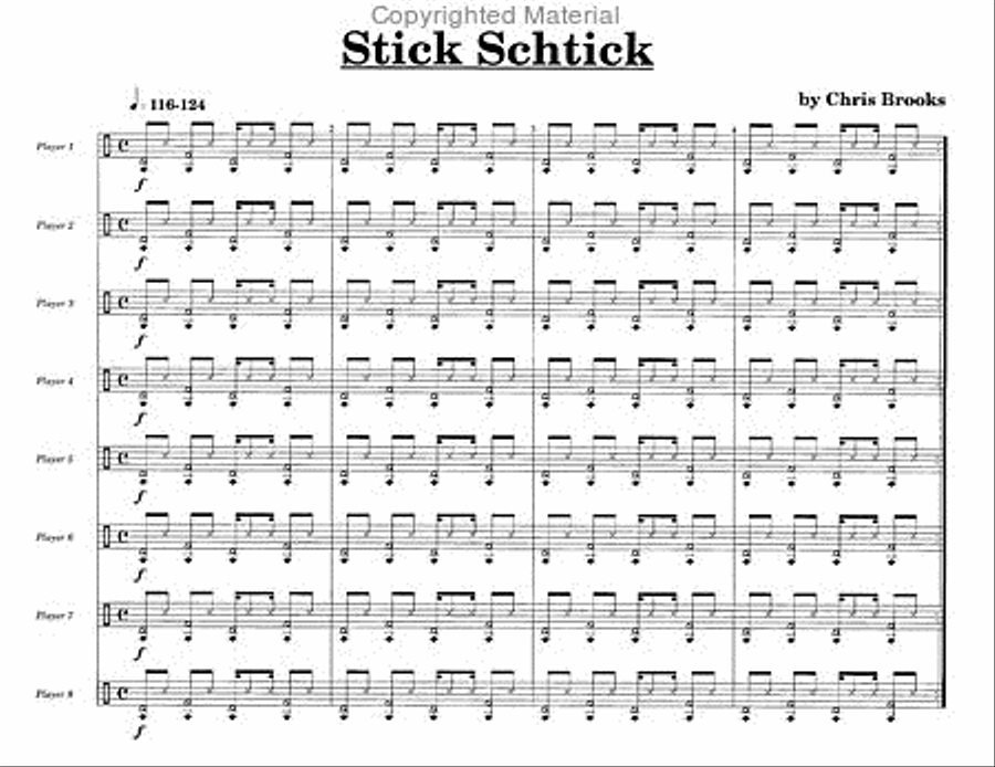 Stick Schtick Percussion Ensemble scores gallery preview page 5