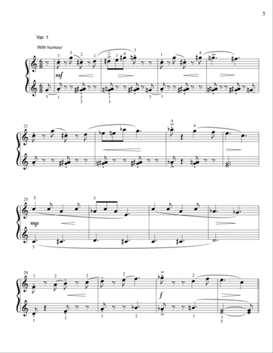 Pop! Goes the Weasel Duet Variations Piano Method scores gallery preview page 5