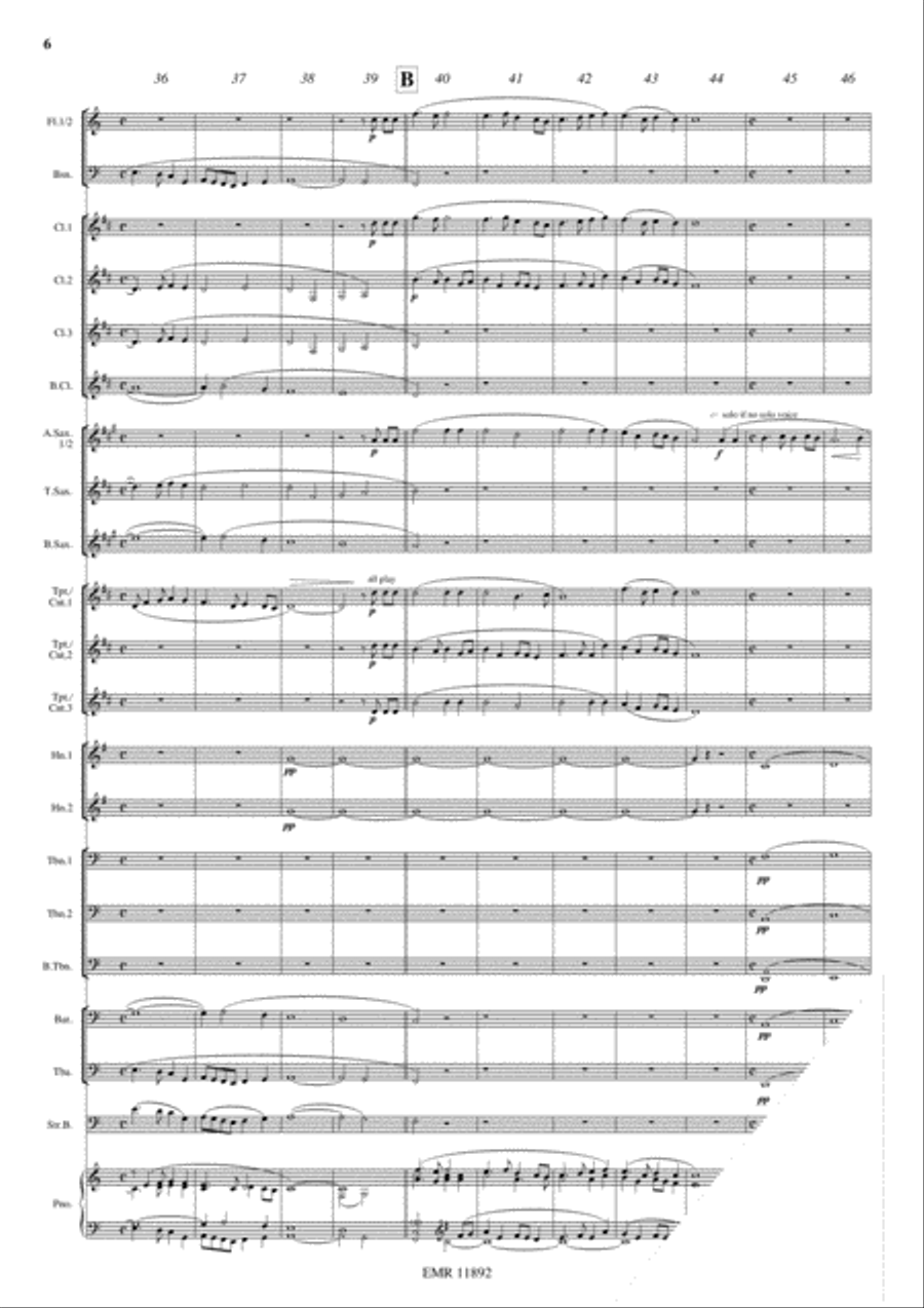 Bless The Lord, My Soul Concert Band scores gallery preview page 7