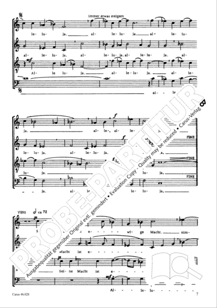 Deutsches Proprium vom Fest Christ-Konig 4-Part scores gallery preview page 8