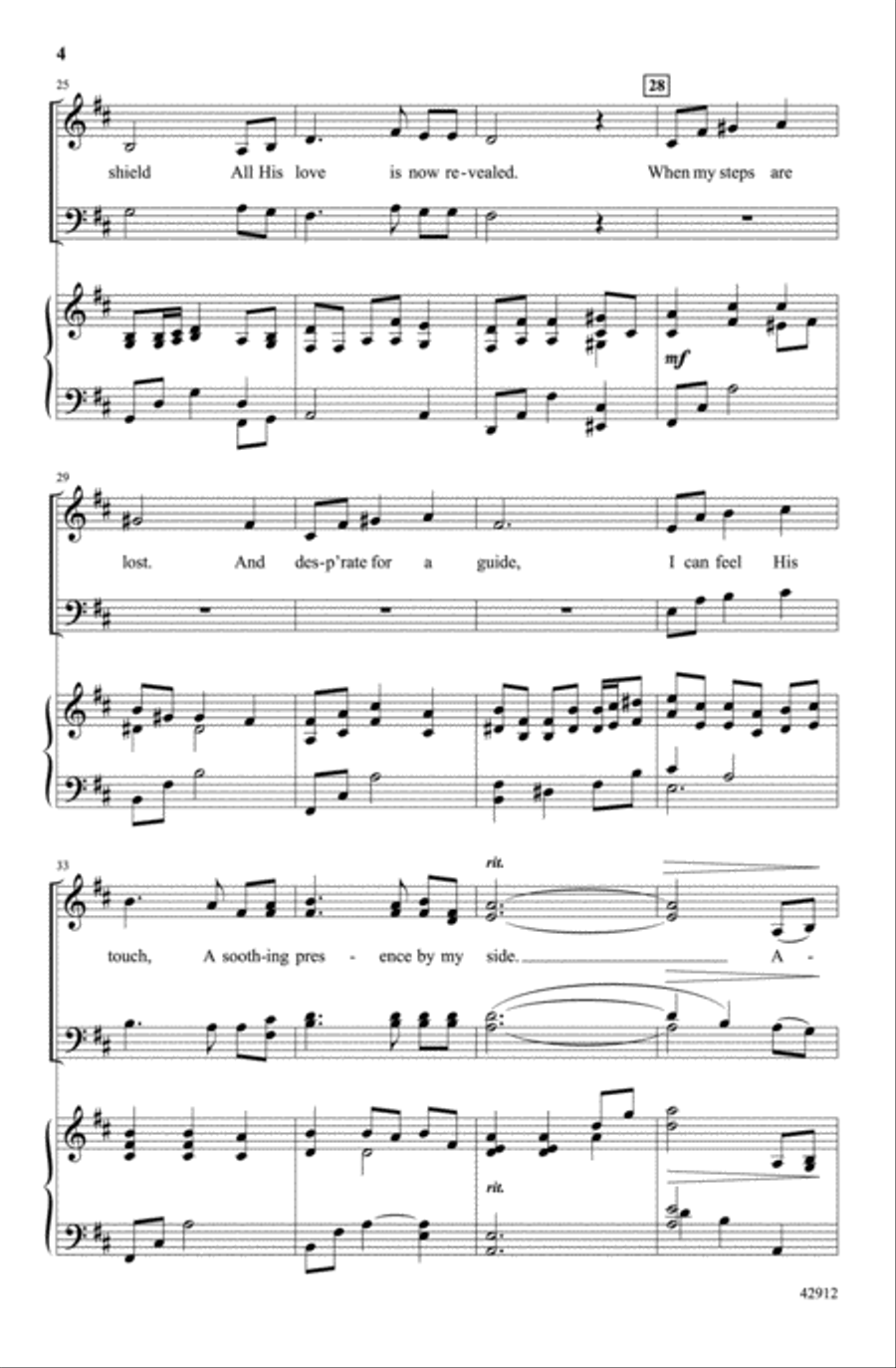 Alone Yet Not Alone (from the film Alone Yet Not Alone) 4-Part scores gallery preview page 3