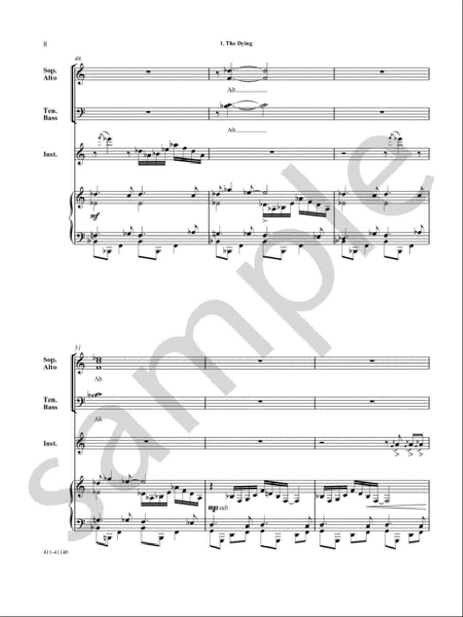 The Tibetan Book of the Dead The Tibetan Book of the Dead B-Flat Clarinet scores gallery preview page 6