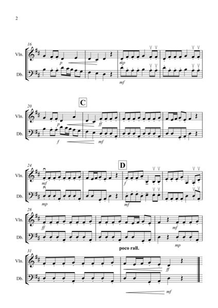 Autumn (first movement) for Violin and Double Bass Duet image number null