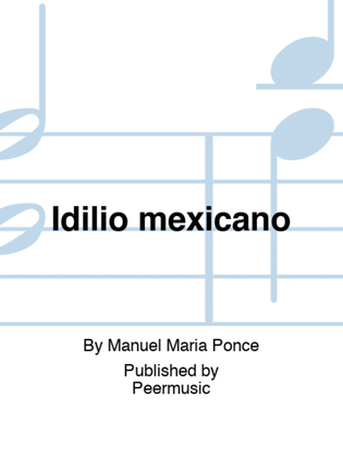 Book cover for Idilio mexicano