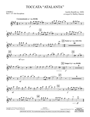 Toccata ("Atalanta") - Choir 2-Pt 1-Alto Saxophone