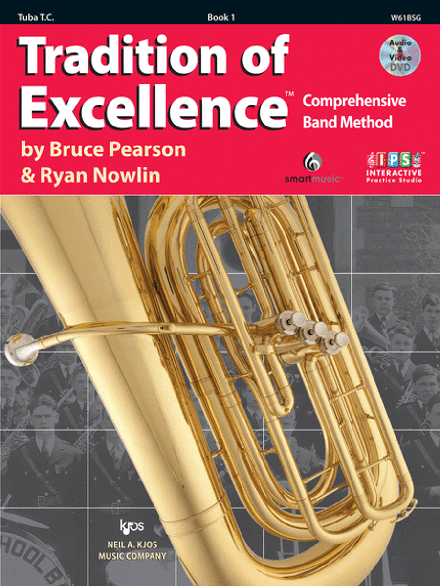 Tradition of Excellence Book 1 - Tuba T.C. Concert Band Methods scores gallery preview page 1