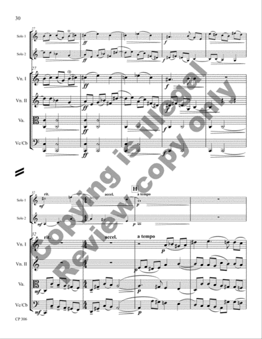 Little Suite Full Orchestra scores gallery preview page 110