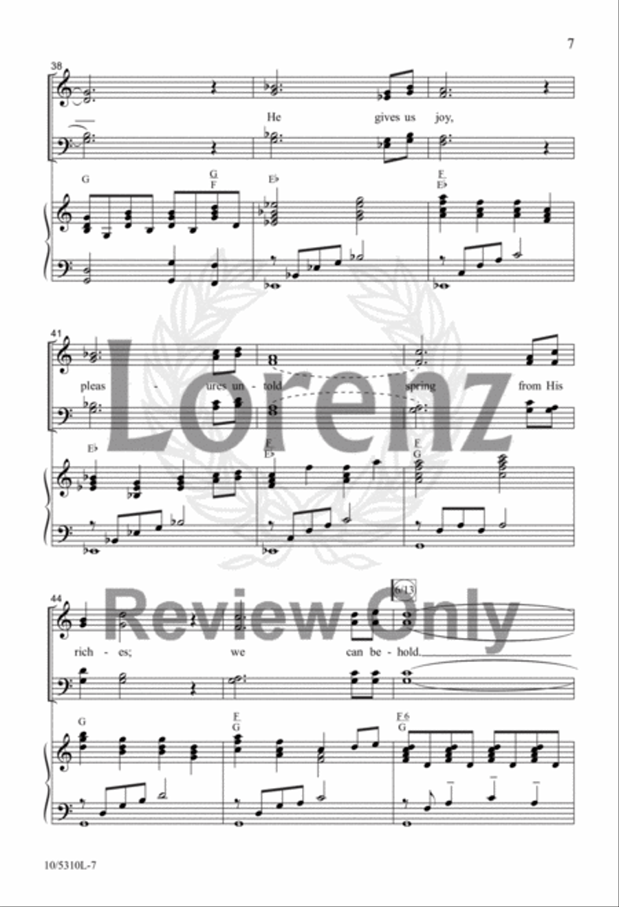 Taste His Goodness 4-Part scores gallery preview page 6