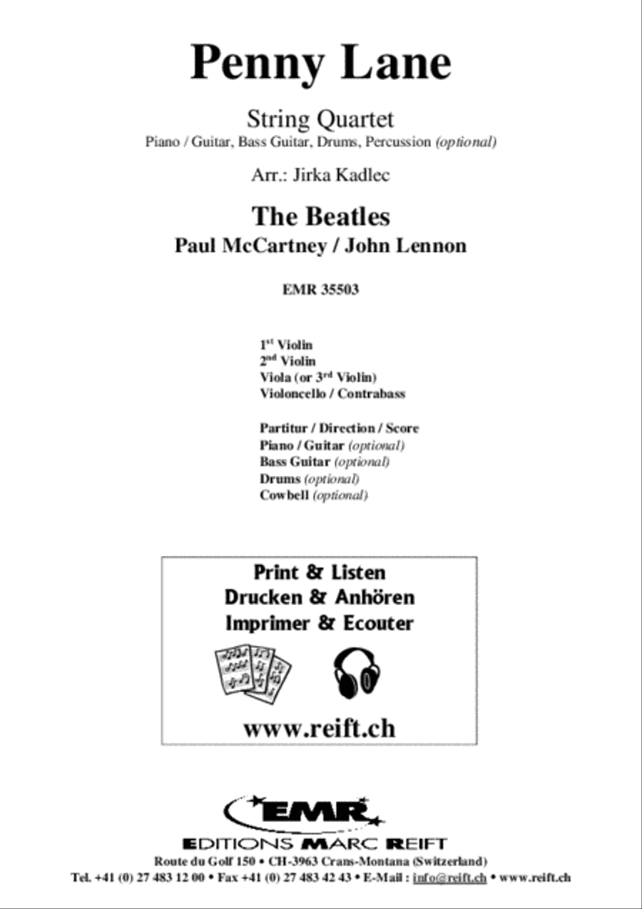 Penny Lane Cello scores gallery preview page 2