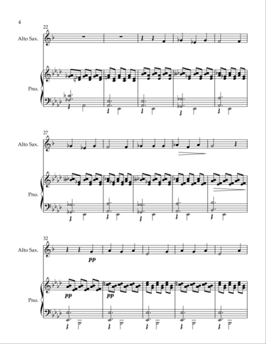 The Sea Princess The Sea Princess Alto Saxophone scores gallery preview page 4