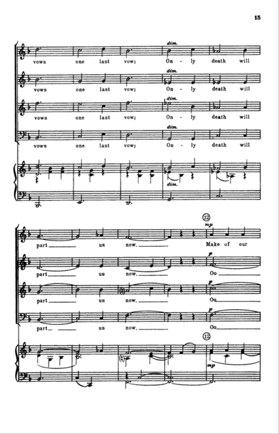 Choral Medley from West Side Story (arr. William Stickles) 4-Part scores gallery preview page 13