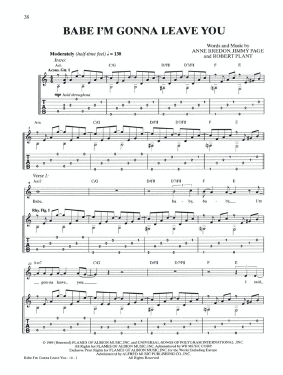 Led Zeppelin -- Mothership Electric Guitar scores gallery preview page 3