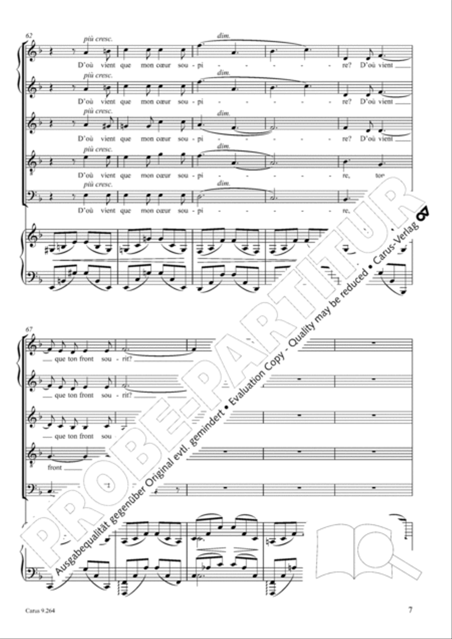 Soiree en mer SSATB scores gallery preview page 8