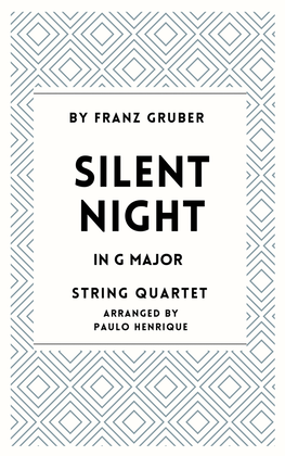 Book cover for Silent Night - String Quartet - G Major