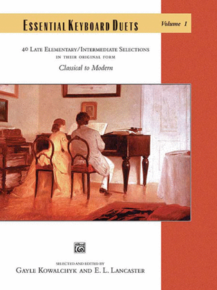 Book cover for Essential Keyboard Duets, Volume 1