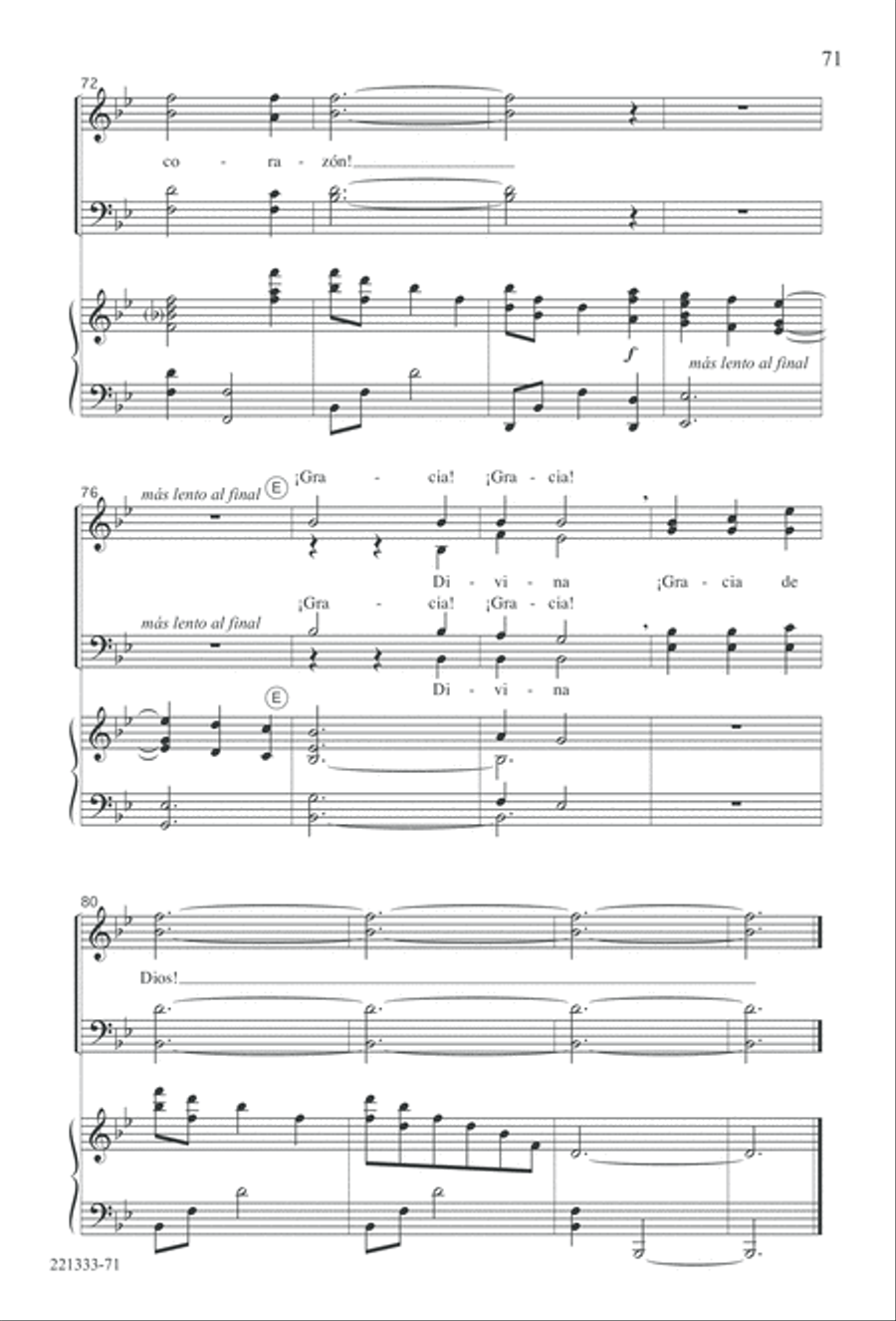 Siervos de Jesus Siervos de Jesus 4-Part scores gallery preview page 75