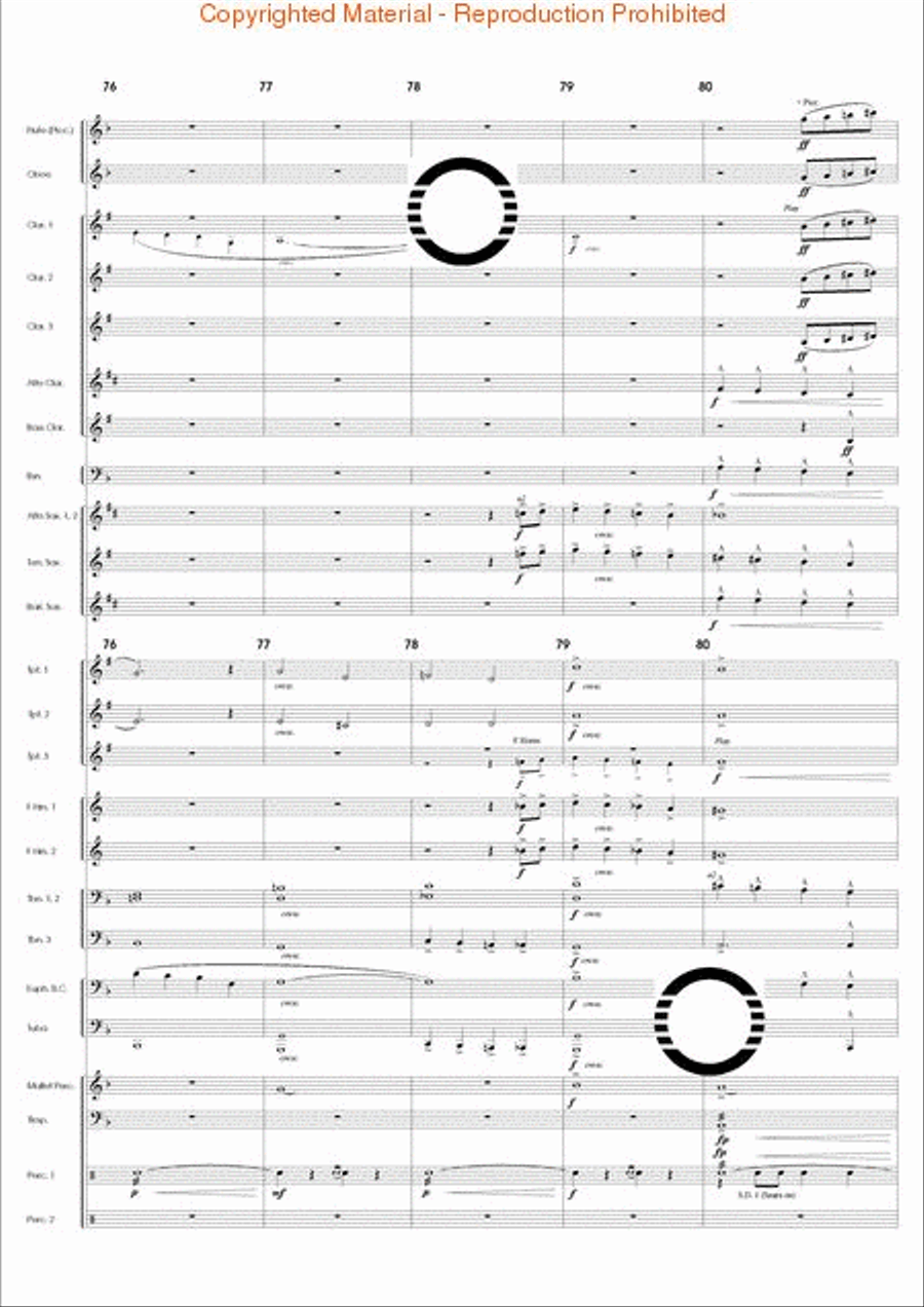 Black Granite III Black Granite III Concert Band scores gallery preview page 17