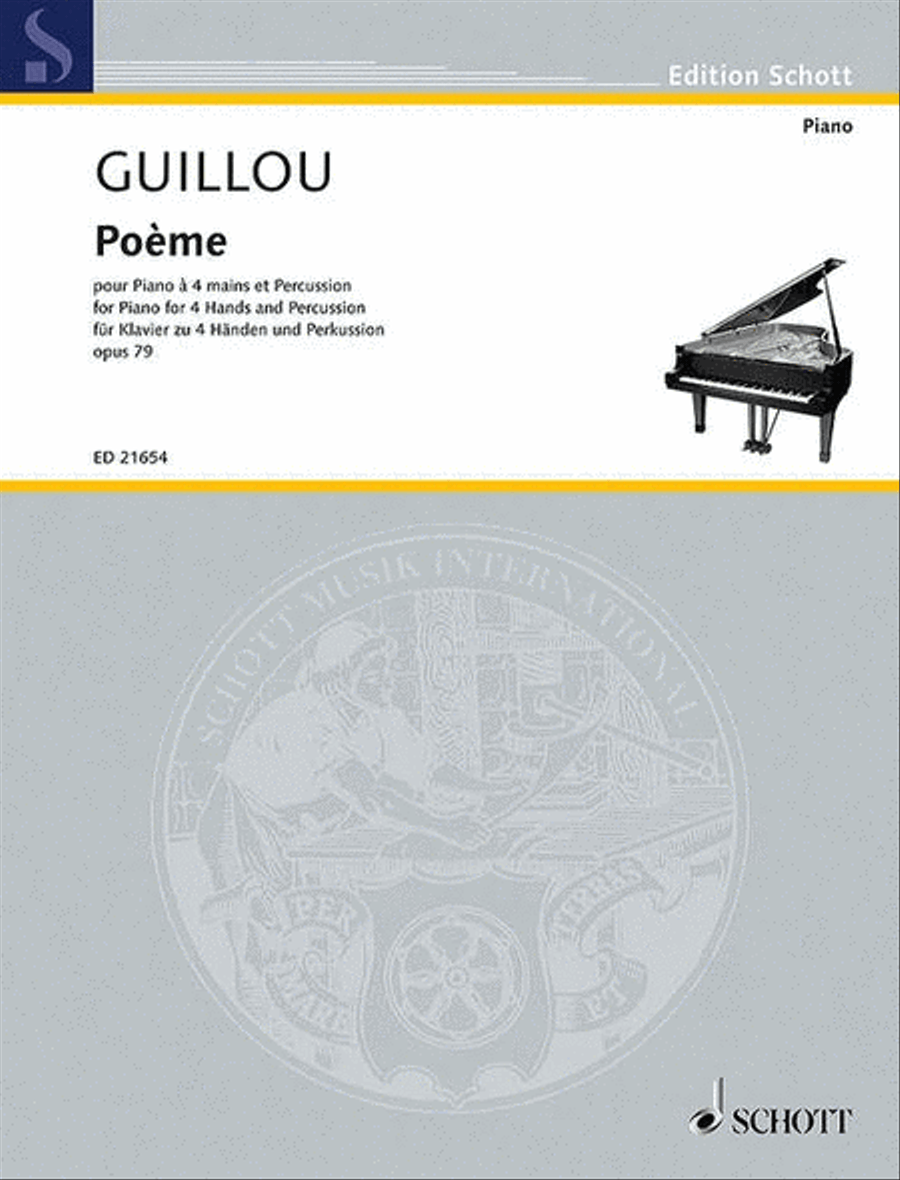 Poème Percussion scores gallery preview page 1