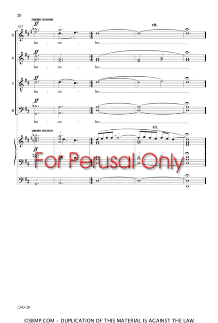 Fecit potentiam - SATB Octavo 4-Part scores gallery preview page 19