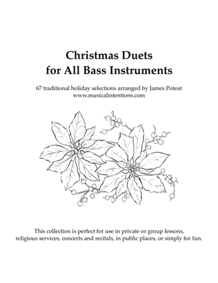 Book cover for Christmas Duets for All Bass Instruments