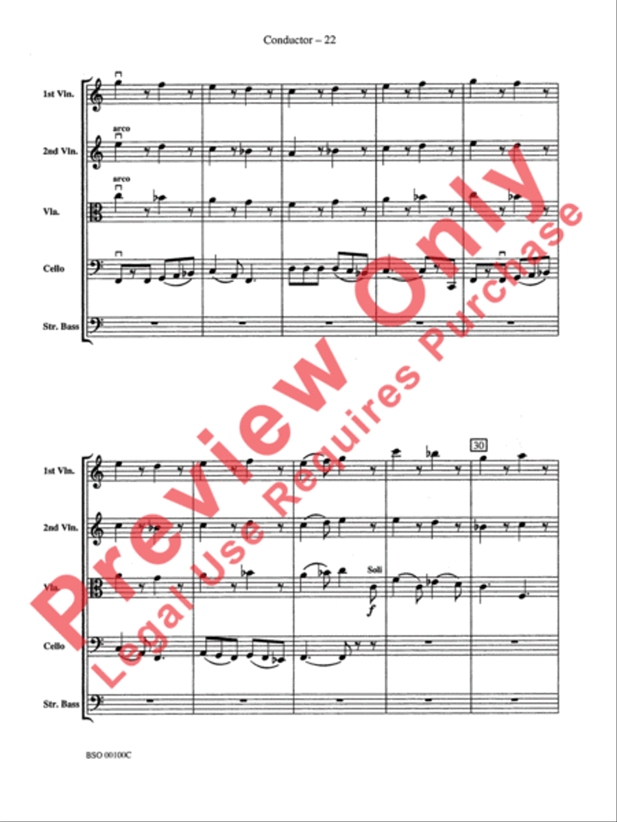 Knightsbridge Suite String Orchestra scores gallery preview page 24
