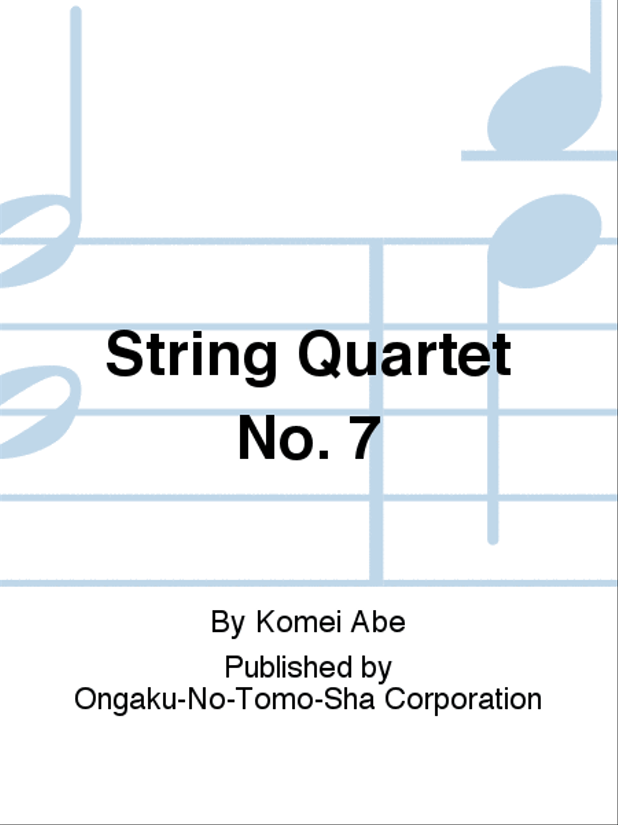 String Quartet No. 7 String Quartet scores gallery preview page 1