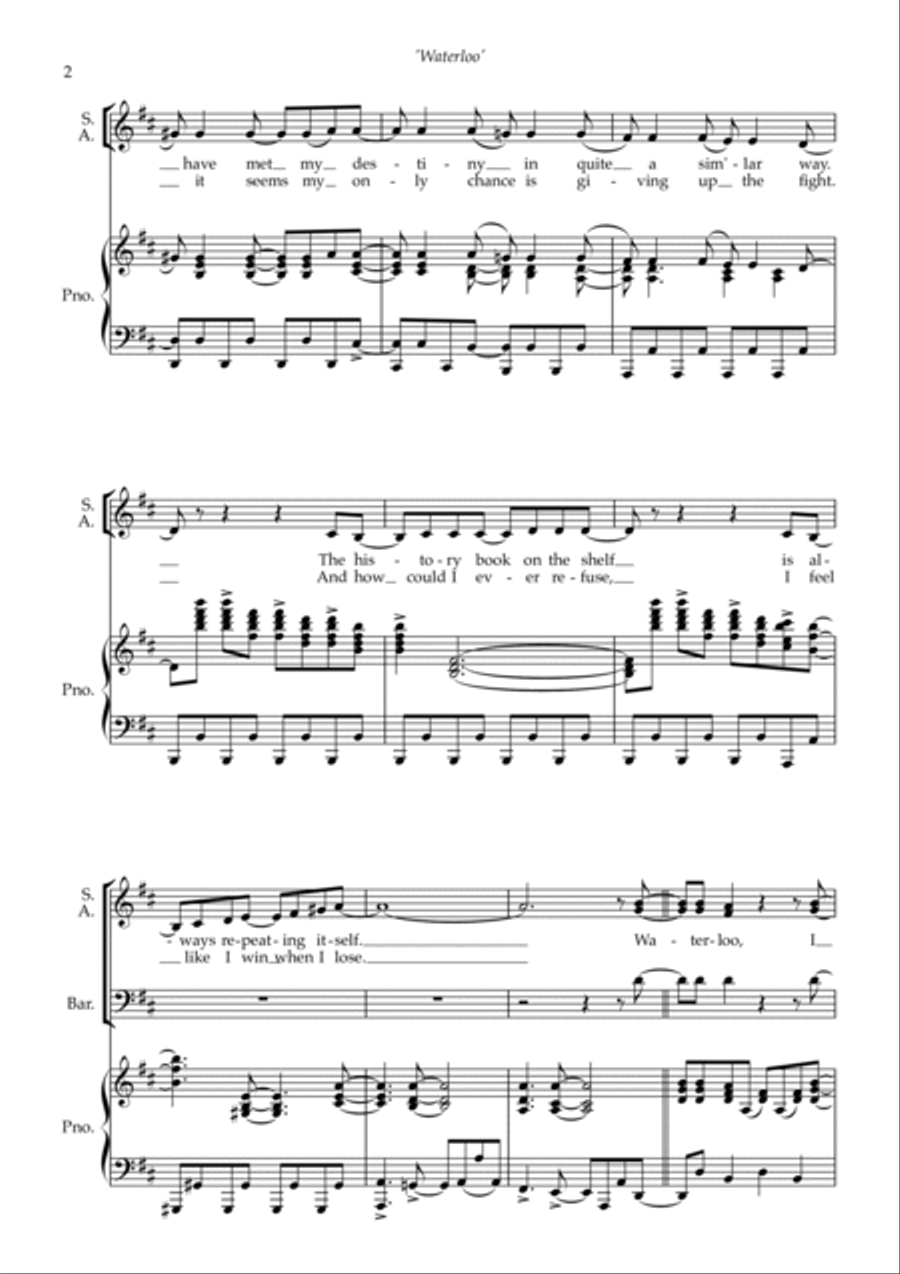 Waterloo Waterloo 3-Part scores gallery preview page 4