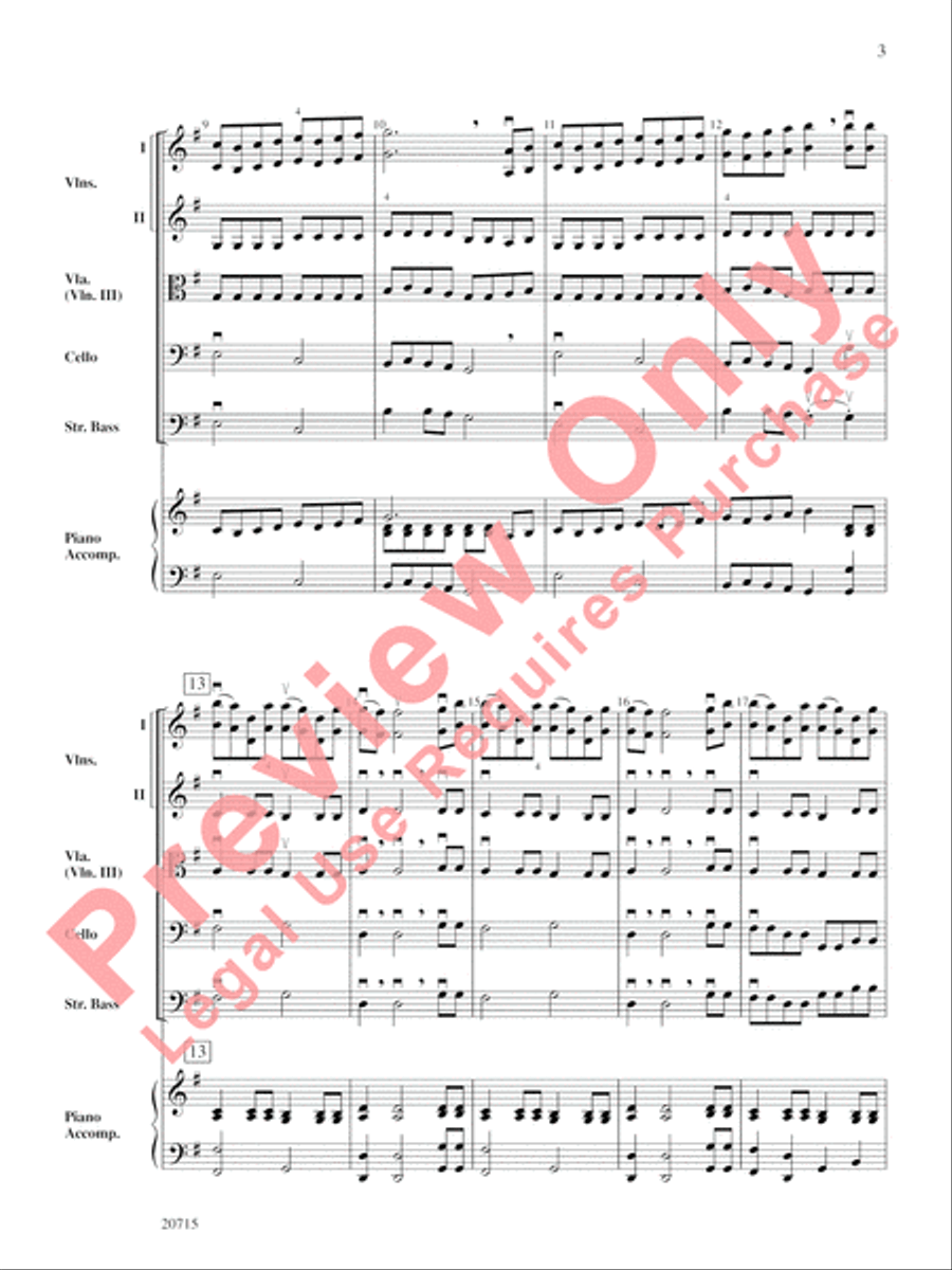 Finale String Orchestra scores gallery preview page 4