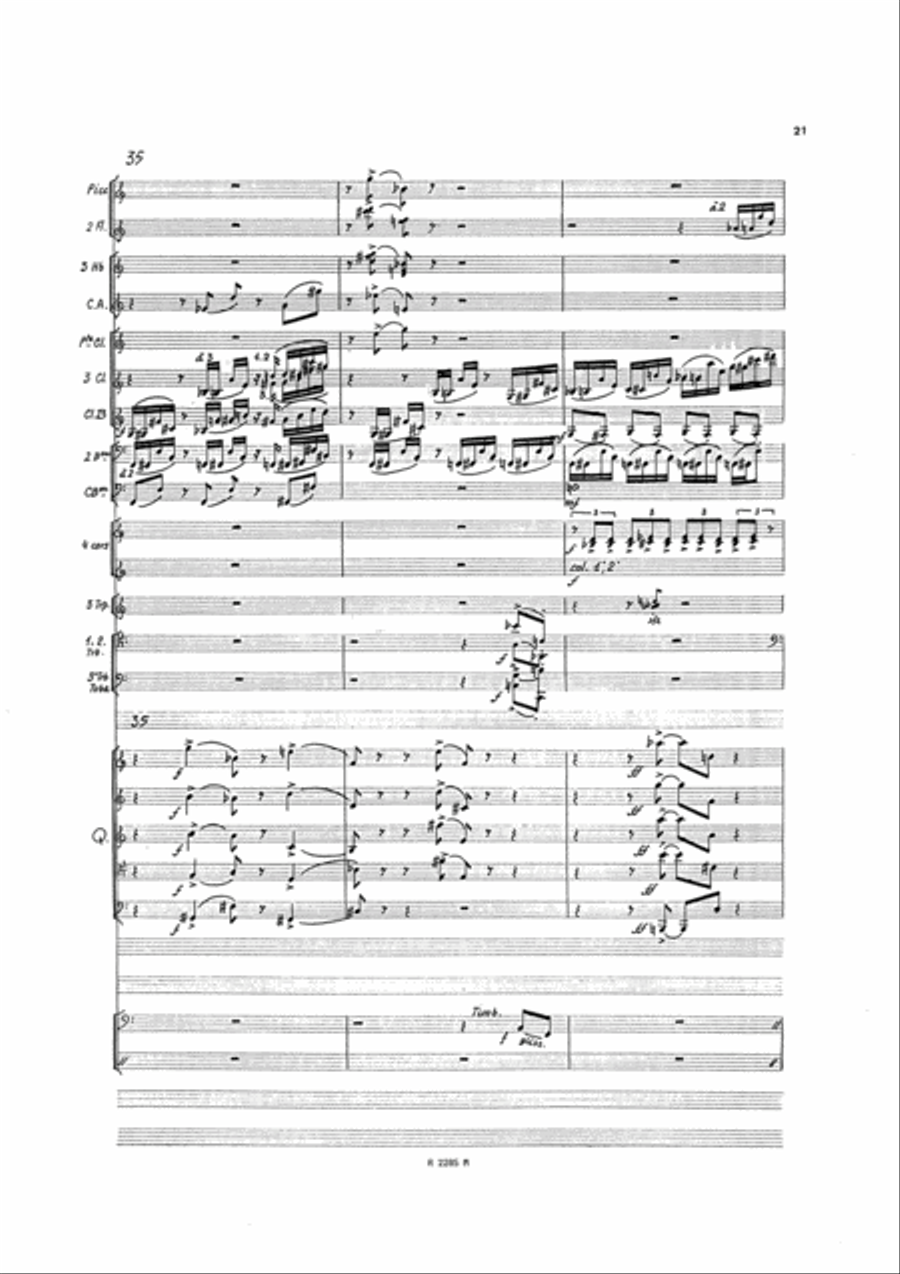 Chants de l'Apocalypse, Quintette de Cuivres Solo Set of Parts scores gallery preview page 18