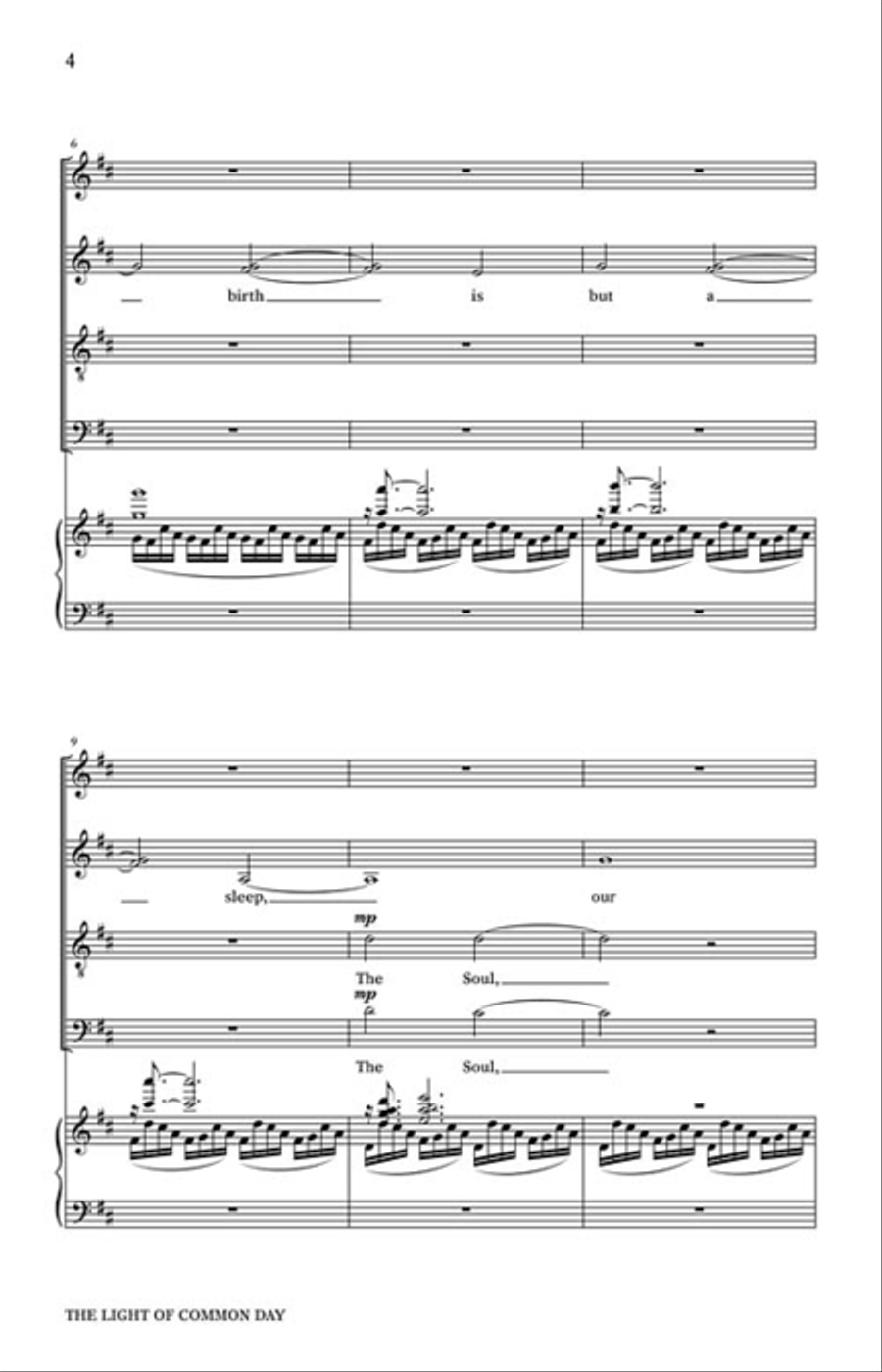 The Light of Common Day 4-Part scores gallery preview page 3