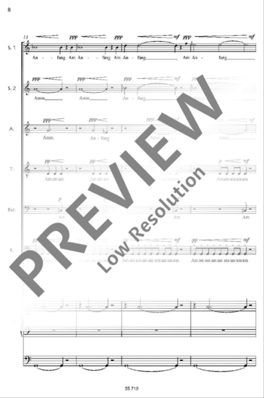 Am Anfang war das Wort Am Anfang war das Wort Children's Choir scores gallery preview page 6