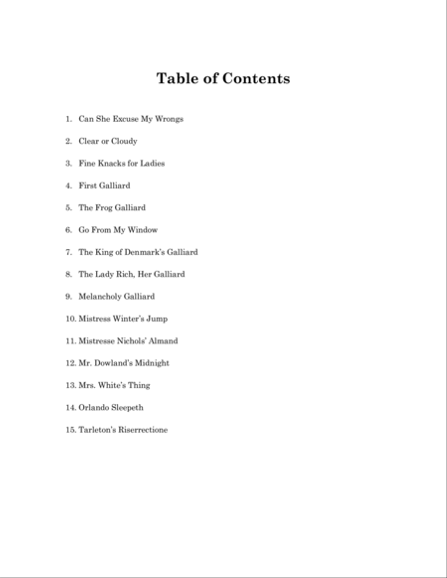 John Dowland for the Harp Harp scores gallery preview page 2
