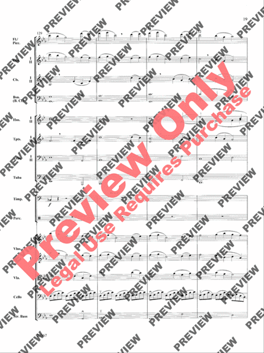 Overture to the Wasps Full Orchestra scores gallery preview page 19