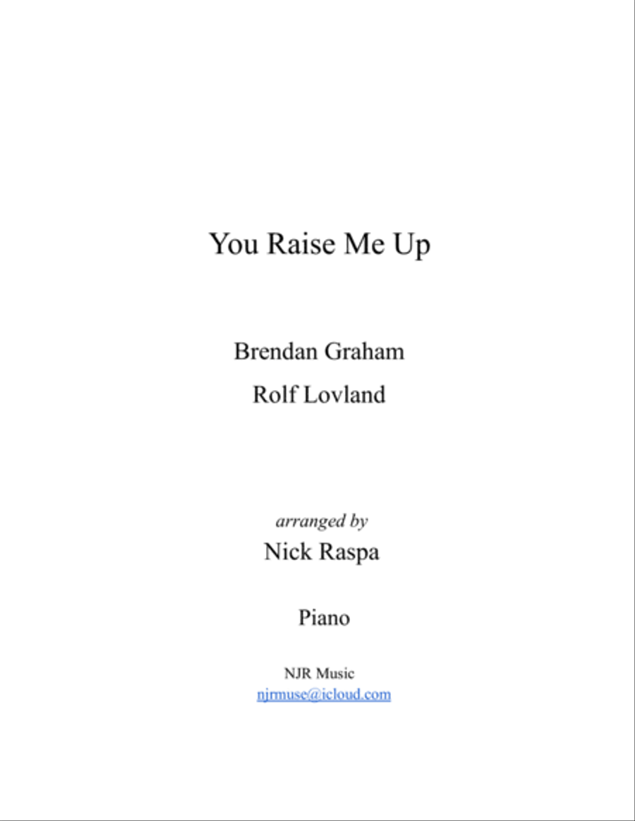 You Raise Me Up Piano Solo scores gallery preview page 3