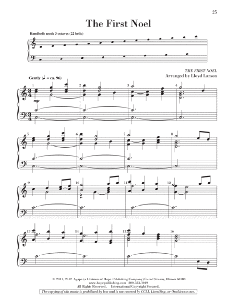 Keep It Simple 5 (Christmas Sacred and Secular) 3-Octaves scores gallery preview page 28
