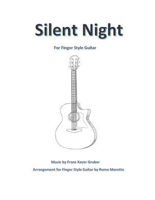 Silent Night Finger Style Guitar