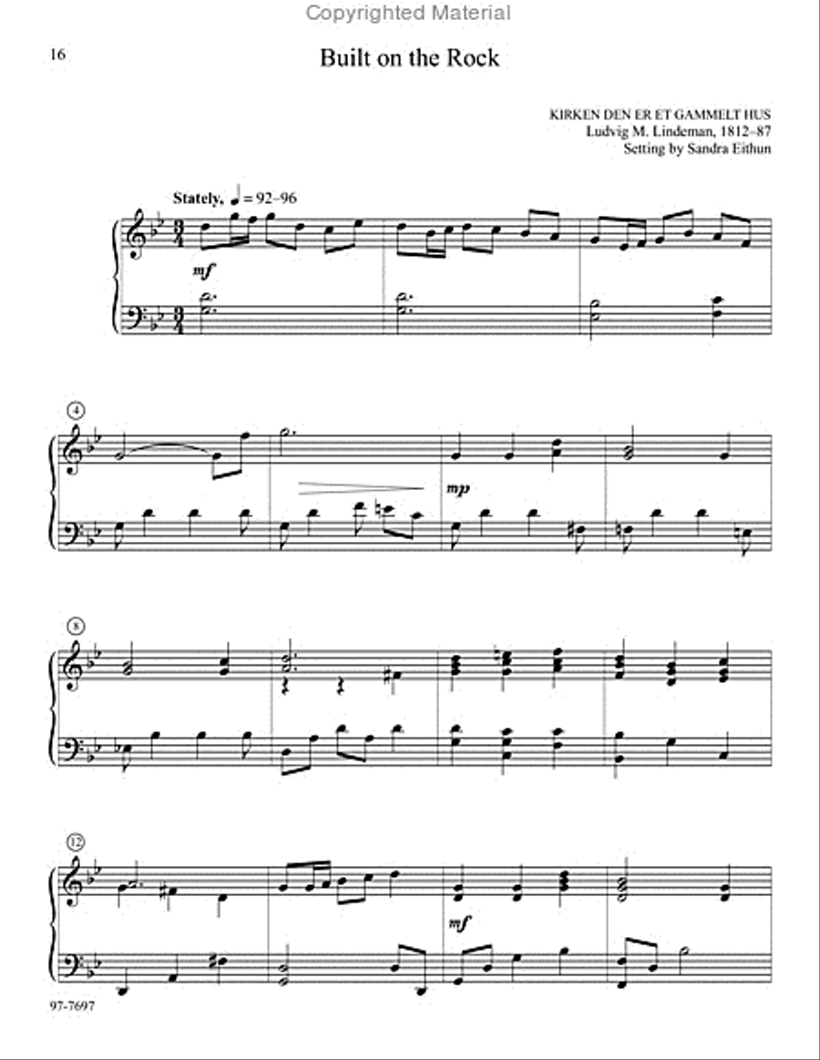 Thy Strong Word: Piano Music for Reformation Piano Solo scores gallery preview page 6