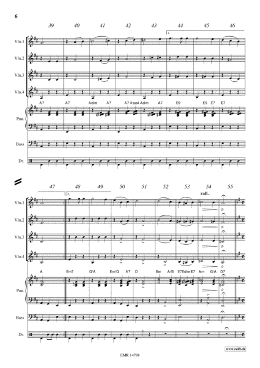 Movie Sequences Violin scores gallery preview page 6